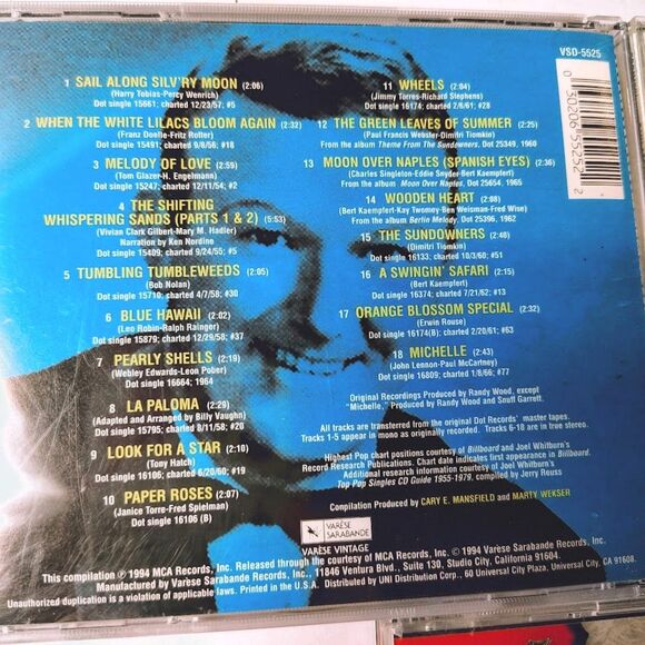 Lot 3 Billy Vaughn Music CDs Christmas Orchestra Melody of Love - Picture 3 of 5